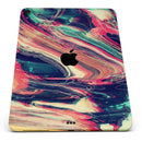 Liquid Abstract Paint Remix V10 - Full Body Skin Decal for the Apple iPad Pro 12.9", 11", 10.5", 9.7", Air or Mini (All Models Available)