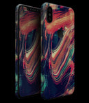 Liquid Abstract Paint Remix V10 - iPhone XS MAX, XS/X, 8/8+, 7/7+, 5/5S/SE Skin-Kit (All iPhones Available)