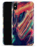 Liquid Abstract Paint Remix V10 - iPhone X Clipit Case