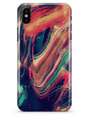 Liquid Abstract Paint Remix V10 - iPhone X Clipit Case