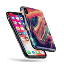 Liquid Abstract Paint Remix V10 - iPhone X Swappable Hybrid Case