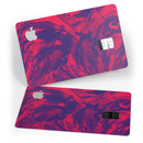 Liquid Abstract Paint Remix V11 - Premium Protective Decal Skin-Kit for the Apple Credit Card