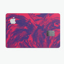 Liquid Abstract Paint Remix V11 - Premium Protective Decal Skin-Kit for the Apple Credit Card