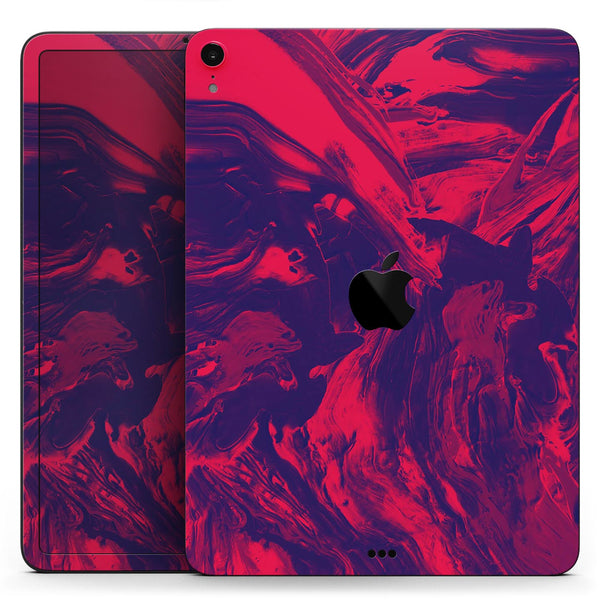 Liquid Abstract Paint Remix V11 - Full Body Skin Decal for the Apple iPad Pro 12.9", 11", 10.5", 9.7", Air or Mini (All Models Available)