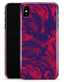 Liquid Abstract Paint Remix V11 - iPhone X Clipit Case