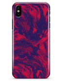 Liquid Abstract Paint Remix V11 - iPhone X Clipit Case