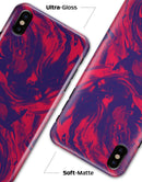 Liquid Abstract Paint Remix V11 - iPhone X Clipit Case