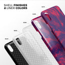 Liquid Abstract Paint Remix V11 - iPhone X Swappable Hybrid Case