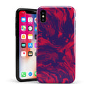Liquid Abstract Paint Remix V11 - iPhone X Swappable Hybrid Case