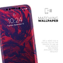 Liquid Abstract Paint Remix V11  - Protective Skin Wrap & Decal – Compatible with iPhone SE to iPhone 17 Pro Max (All Models)