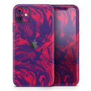 Liquid Abstract Paint Remix V11  - Protective Skin Wrap & Decal – Compatible with iPhone SE to iPhone 17 Pro Max (All Models)