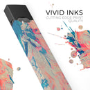 Liquid Abstract Paint Remix V12 - Premium Decal Protective Skin-Wrap Sticker compatible with the Juul Labs vaping device