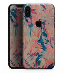Liquid Abstract Paint Remix V12 - iPhone XS MAX, XS/X, 8/8+, 7/7+, 5/5S/SE Skin-Kit (All iPhones Available)