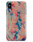 Liquid Abstract Paint Remix V12 - iPhone X Clipit Case