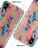 Liquid Abstract Paint Remix V12 - iPhone X Clipit Case