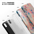 Liquid Abstract Paint Remix V12 - iPhone X Swappable Hybrid Case