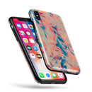 Liquid Abstract Paint Remix V12 - iPhone X Swappable Hybrid Case