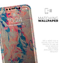 Liquid Abstract Paint Remix V12  - Protective Skin Wrap & Decal – Compatible with iPhone SE to iPhone 17 Pro Max (All Models)