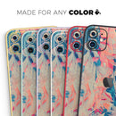 Liquid Abstract Paint Remix V12  - Protective Skin Wrap & Decal – Compatible with iPhone SE to iPhone 17 Pro Max (All Models)