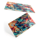 Liquid Abstract Paint Remix V13 - Premium Protective Decal Skin-Kit for the Apple Credit Card