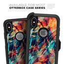 Liquid Abstract Paint Remix V13 - Skin Kit for the iPhone OtterBox Cases