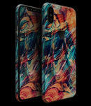 Liquid Abstract Paint Remix V13 - iPhone XS MAX, XS/X, 8/8+, 7/7+, 5/5S/SE Skin-Kit (All iPhones Available)