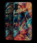 Liquid Abstract Paint Remix V13 - iPhone XS MAX, XS/X, 8/8+, 7/7+, 5/5S/SE Skin-Kit (All iPhones Available)
