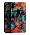 Liquid Abstract Paint Remix V13 - iPhone XS MAX, XS/X, 8/8+, 7/7+, 5/5S/SE Skin-Kit (All iPhones Available)