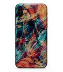 Liquid Abstract Paint Remix V13 - iPhone XS MAX, XS/X, 8/8+, 7/7+, 5/5S/SE Skin-Kit (All iPhones Available)
