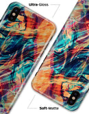 Liquid Abstract Paint Remix V13 - iPhone X Clipit Case