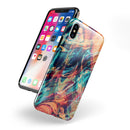 Liquid Abstract Paint Remix V13 - iPhone X Swappable Hybrid Case