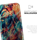 Liquid Abstract Paint Remix V13  - Protective Skin Wrap & Decal – Compatible with iPhone SE to iPhone 17 Pro Max (All Models)