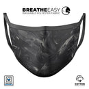 Liquid Abstract Paint Remix V14 - Made in USA Mouth Cover Unisex Anti-Dust Cotton Blend Reusable & Washable Face Mask with Adjustable Sizing for Adult or Child
