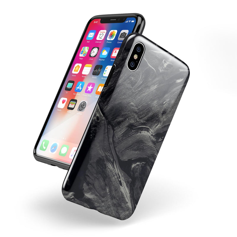 Liquid Abstract Paint Remix V14 - iPhone X Swappable Hybrid Case