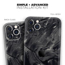 Liquid Abstract Paint Remix V14  - Protective Skin Wrap & Decal – Compatible with iPhone SE to iPhone 17 Pro Max (All Models)