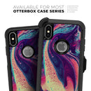 Liquid Abstract Paint Remix V15 - Skin Kit for the iPhone OtterBox Cases