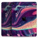 Liquid Abstract Paint Remix V15 - Full Body Skin Decal for the Apple iPad Pro 12.9", 11", 10.5", 9.7", Air or Mini (All Models Available)