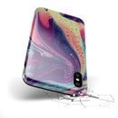 Liquid Abstract Paint Remix V15 - iPhone X Swappable Hybrid Case