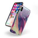 Liquid Abstract Paint Remix V15 - iPhone X Swappable Hybrid Case