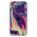 Liquid Abstract Paint Remix V15  - Protective Skin Wrap & Decal – Compatible with iPhone SE to iPhone 17 Pro Max (All Models)
