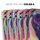 Liquid Abstract Paint Remix V15  - Protective Skin Wrap & Decal – Compatible with iPhone SE to iPhone 17 Pro Max (All Models)