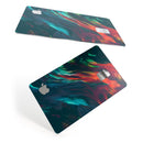 Liquid Abstract Paint Remix V16 - Premium Protective Decal Skin-Kit for the Apple Credit Card