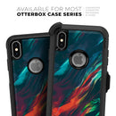 Liquid Abstract Paint Remix V16 - Skin Kit for the iPhone OtterBox Cases