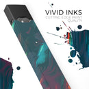Liquid Abstract Paint Remix V16 - Premium Decal Protective Skin-Wrap Sticker compatible with the Juul Labs vaping device