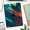 Liquid Abstract Paint Remix V16 - Full Body Skin Decal for the Apple iPad Pro 12.9", 11", 10.5", 9.7", Air or Mini (All Models Available)
