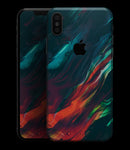 Liquid Abstract Paint Remix V16 - iPhone XS MAX, XS/X, 8/8+, 7/7+, 5/5S/SE Skin-Kit (All iPhones Available)