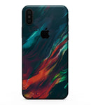 Liquid Abstract Paint Remix V16 - iPhone XS MAX, XS/X, 8/8+, 7/7+, 5/5S/SE Skin-Kit (All iPhones Available)