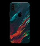 Liquid Abstract Paint Remix V16 - iPhone XS MAX, XS/X, 8/8+, 7/7+, 5/5S/SE Skin-Kit (All iPhones Available)