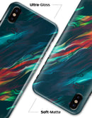 Liquid Abstract Paint Remix V16 - iPhone X Clipit Case