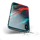 Liquid Abstract Paint Remix V16 - iPhone X Swappable Hybrid Case